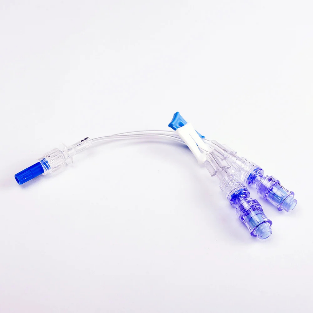 Negative Pressure Double Lumen Connector Line with Checkvalve