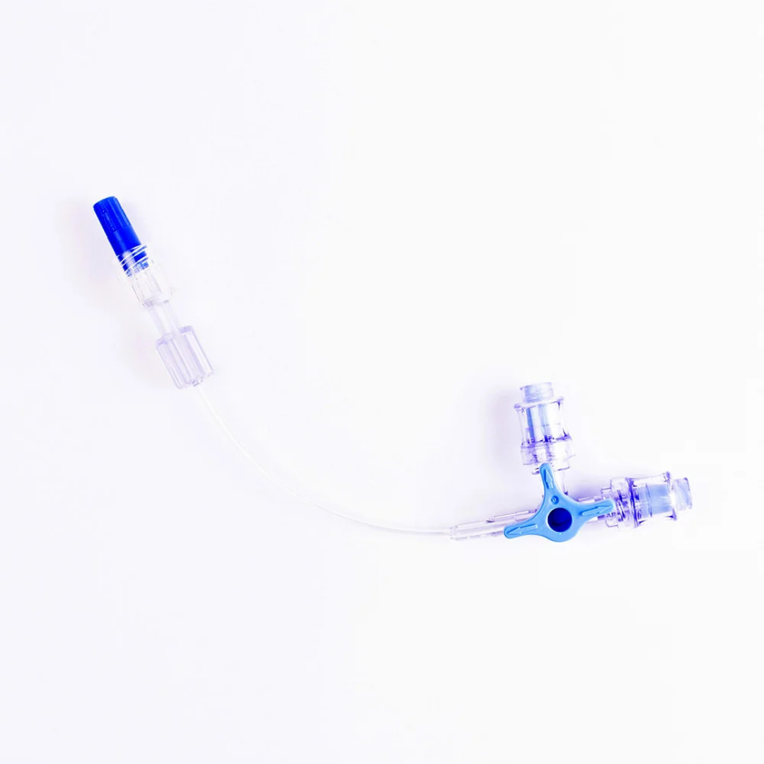 Negative Threeway Stopcock Extension Set